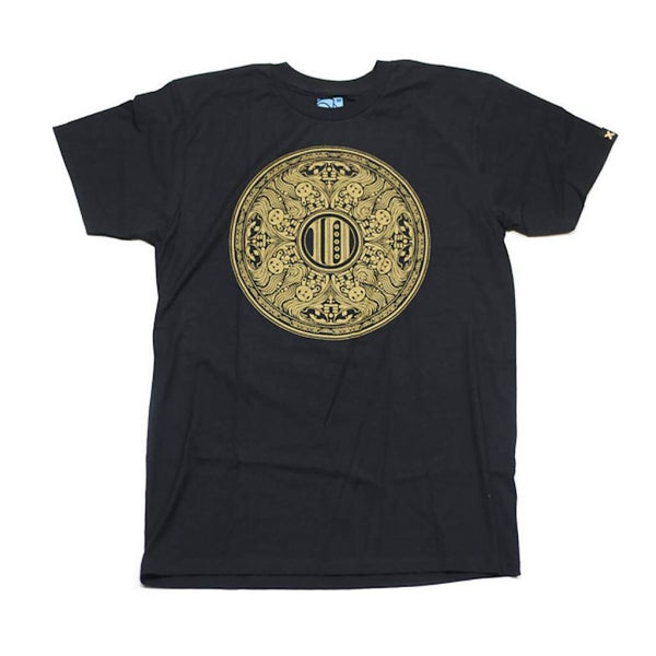 Kidrobot Tristan Eaton Gold Dunny 10th Men's T-Shirt - Black