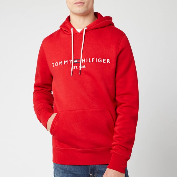 Tommy Hilfiger Men's Tommy Logo Hoodie - Haute Red