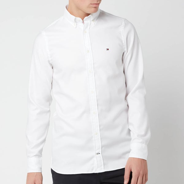 Tommy Hilfiger Men's Slim Essential Dobby Shirt - Bright White
