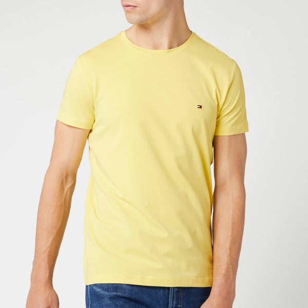 Tommy Hilfiger Men's Stretch Slim Fit T-Shirt - Yellow Cream
