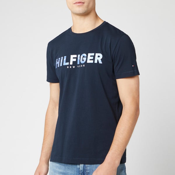 Tommy Hilfiger Men's Hilfiger Applique T-Shirt - Sky Captain