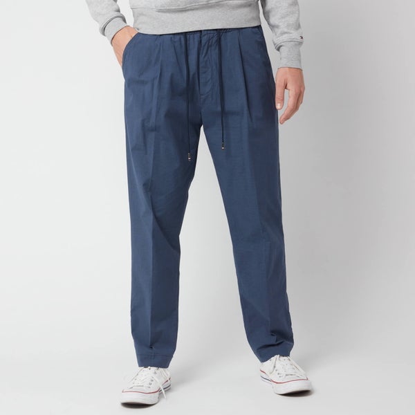Tommy Hilfiger Men's Puppytooth Active Cotton Pants - Blue Quartz