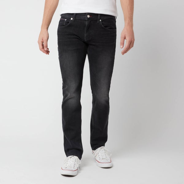 Tommy Hilfiger Men's Straight Denton 2Str Jeans - Pearce Black