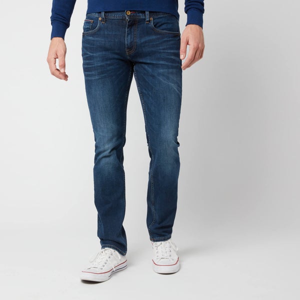 Tommy Hilfiger Men's Straight Denton Pstr Jeans - Port Blue