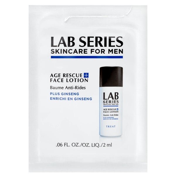 Lab Series Skincare for Men Age Rescue Face Lotion Packette 2ml (Free Gift)