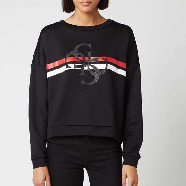 Guess Women's 4G Logo Sweater - Jet Black
