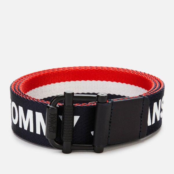 Tommy Jeans Men's Roller Webbing Belt - Tommy Navy