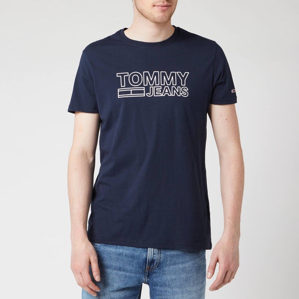 Tommy Jeans Men's Contoured Corporate Logo T-Shirt - Black Iris