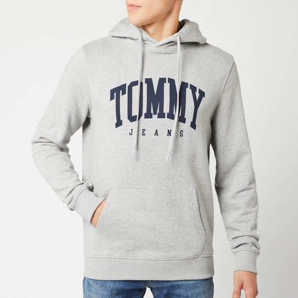 Tommy Jeans Men's Essential Tommy Hoodie - Light Grey Heather