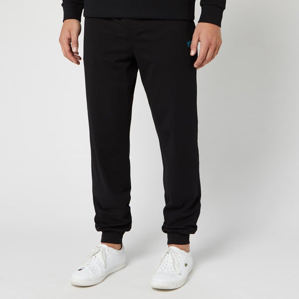 BOSS Men's Jersey Sweatpants - Black/Turquoise