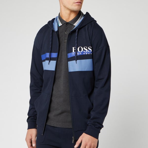 BOSS Men's Authentic Zip Hooded Jacket - Navy/Blue