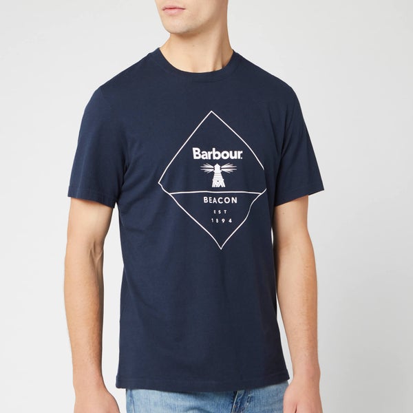 Barbour Beacon Men's Outline T-Shirt - Navy
