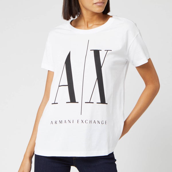 Armani Exchange Women's Logo T-Shirt - White