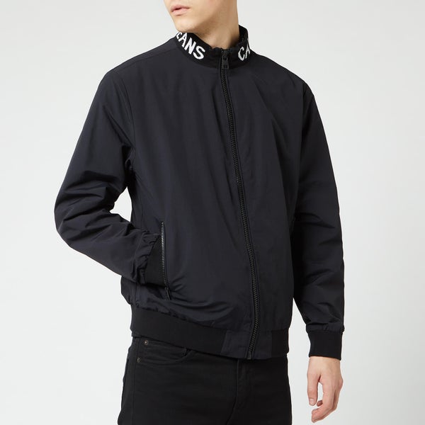 Calvin Klein Jeans Men's Logo Collar Nylon Jacket - CK Black