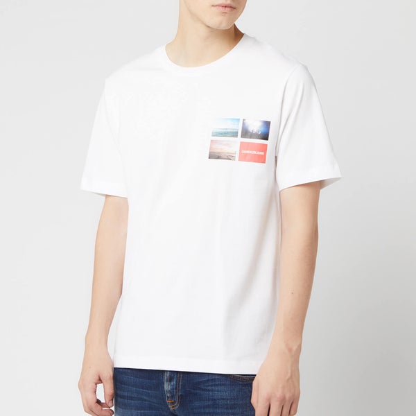 Calvin Klein Jeans Men's Photographic Logo T-Shirt - Bright White