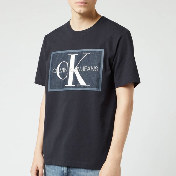 Calvin Klein Jeans Men's Monogram Box T-Shirt - Night Sky