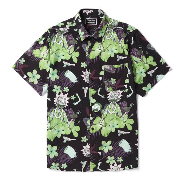 Rick and Morty Floral overhemd