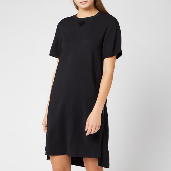 Karl Lagerfeld Women's Dress with Snap Sides - Black