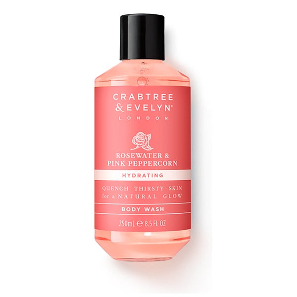 Crabtree & Evelyn Rosewater and Pink Peppercorn Hydrating Body Wash 250ml