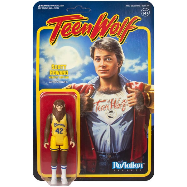 Super7 Tiener Wolf ReAction Figuur - Scott Howard (Basketbal Uniform)