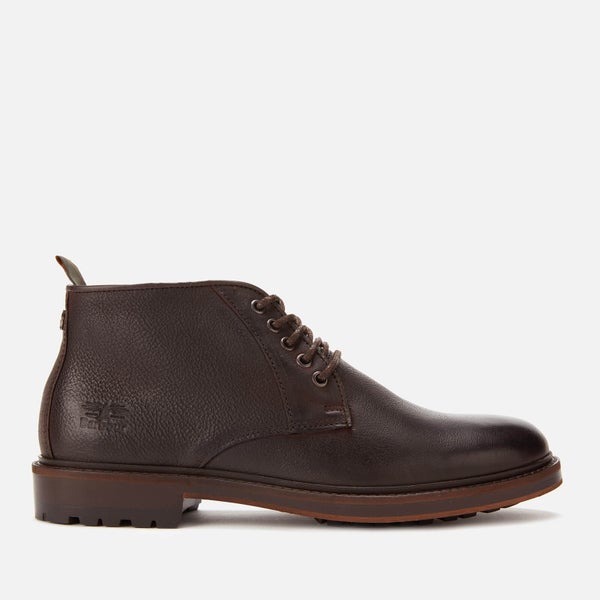 Barbour Men's Derwent Leather Chukka Boots - Dark Brown