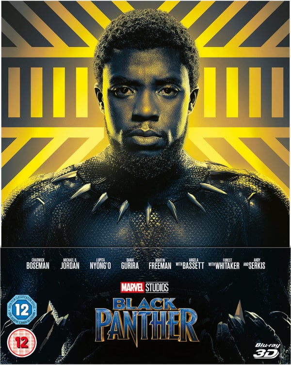 Black Panther 3D (Includes 2D Blu-ray) – Zavvi Exclusive Lenticular Edition Steelbook