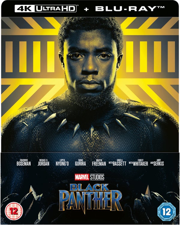 Black Panther 4K Ultra HD (Includes 2D Blu-ray) – Zavvi Exclusive Lenticular Edition Steelbook