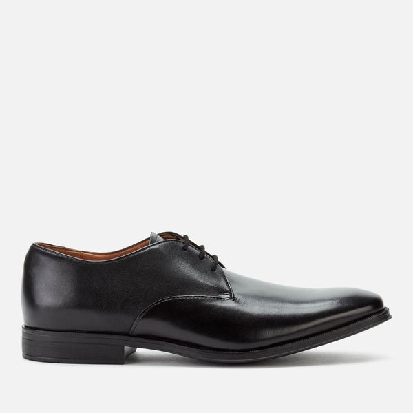 Clarks Men's Gilman Walk Leather Derby Shoes - Black