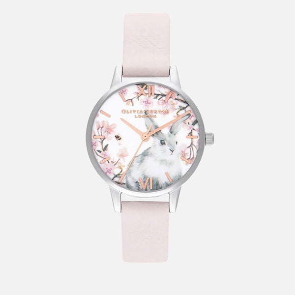 Olivia Burton Women's Pretty Blossom Watch - Blossom, Rose Gold & Silver