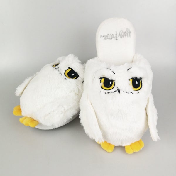 Harry Potter Women's Hedwig Slippers - White - UK 5-7