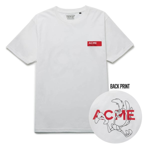 Looney Tunes ACME Capsule Road Runner Outline T-Shirt - White
