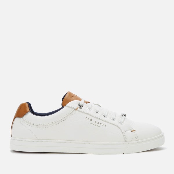 Ted Baker Men's Thwally Leather Low Top Trainers - White