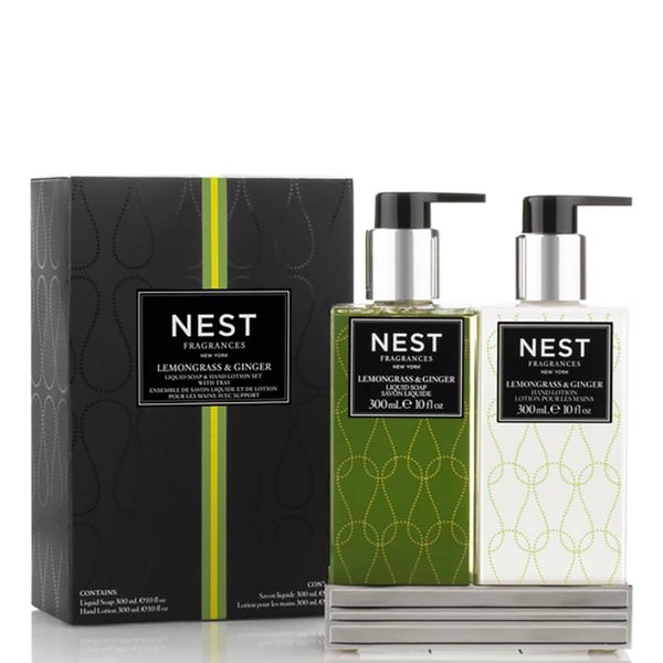 NEST Fragrances Bamboo Liquid Soap and Hand Lotion Set