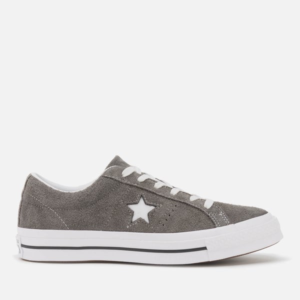 Converse Men's One Star Vintage Suede Ox Trainers - Carbon Grey/White/Black