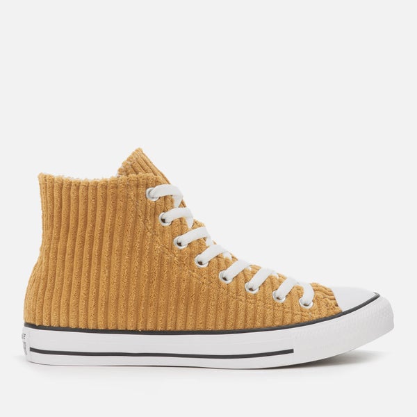 Converse Men's Chuck Taylor All Star Wide Wale Cord Hi-Top Trainers - Wheat/White/Black