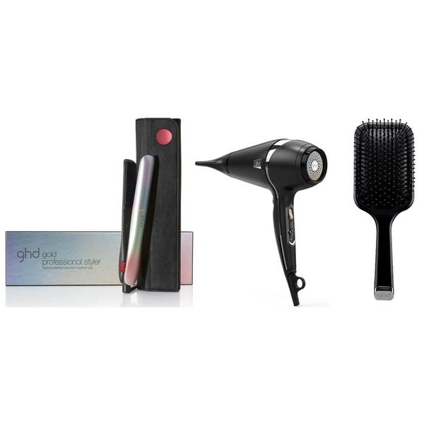 ghd Festival Gold Styling Collection with Paddle Brush