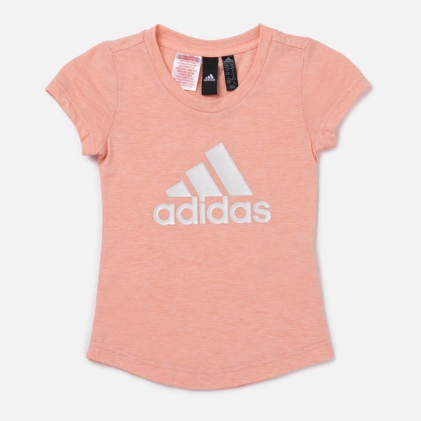 adidas Girls' Young Girls Winner T-Shirt - Pink