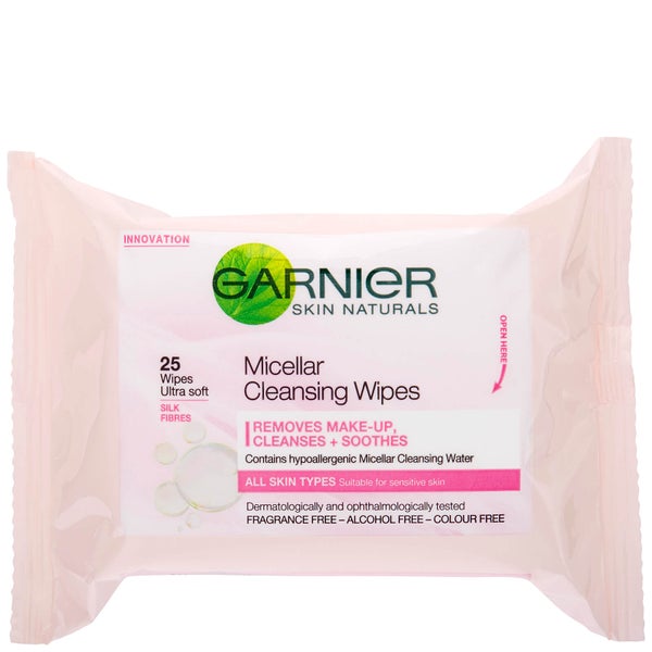 Garnier Micellar Cleansing Wipes (25 Wipes)