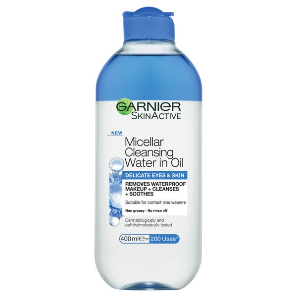 Garnier Skin Active Micellar Cleansing Water Oil for Delicate Eyes and Skin 400ml