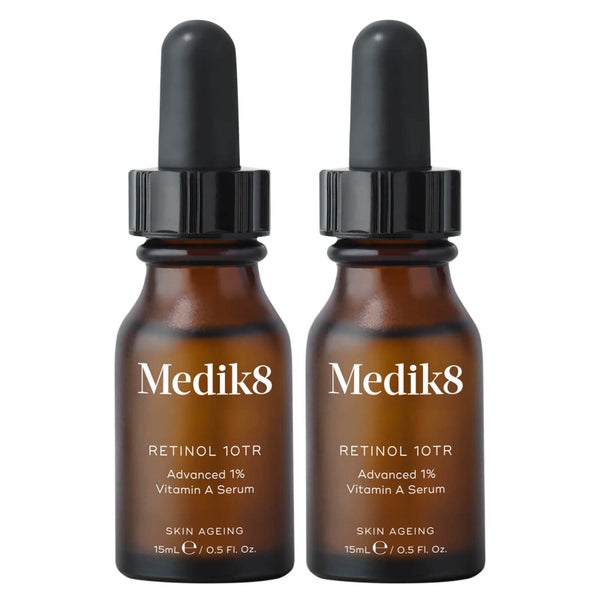 Medik8 Retinol 10TR Serum 15ml Duo (Worth $198.00)