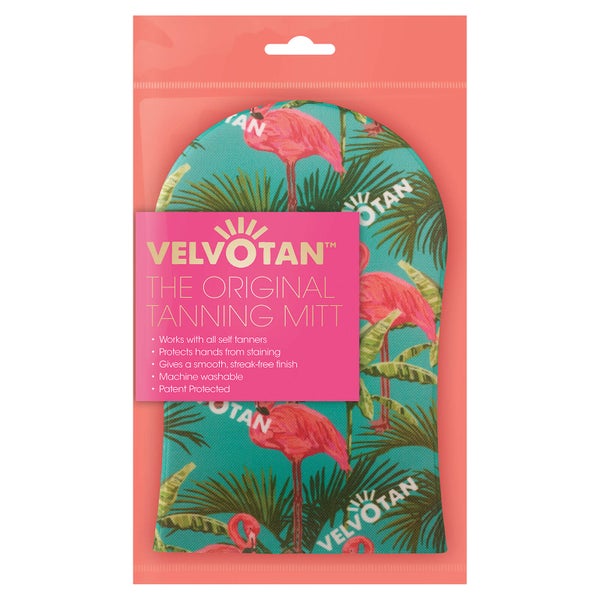 Velvotan Self Tan Applicator Original Body Mitt - Flamingo