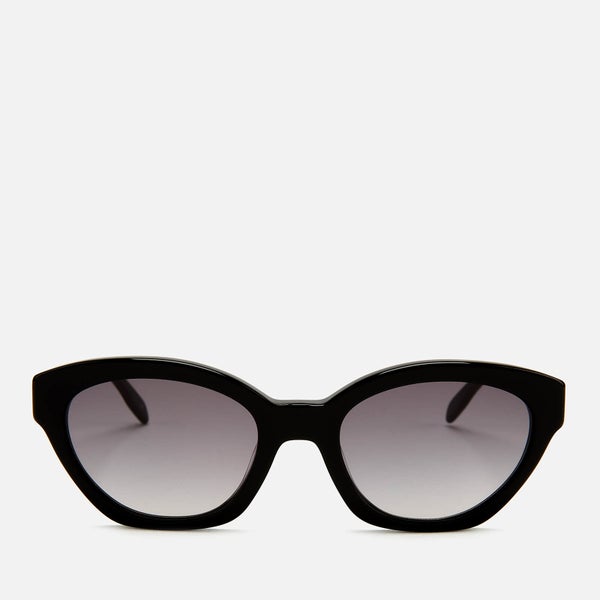 Karl Lagerfeld Women's Oval Frame Sunglasses - Black
