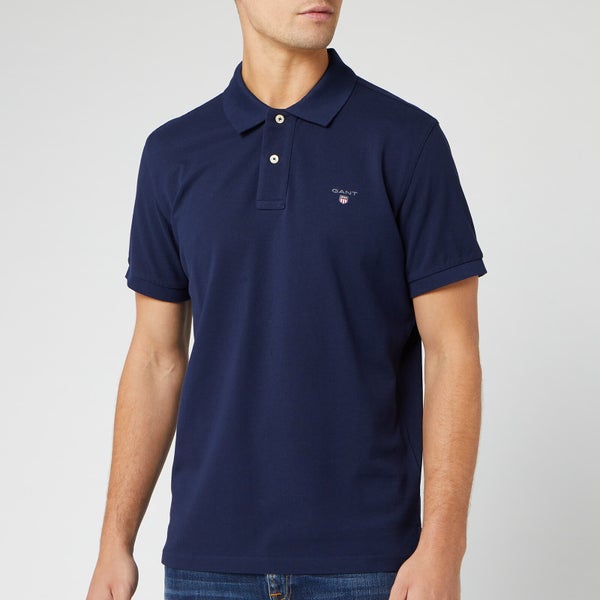 GANT Men's Original Pique Polo Shirt - Evening Blue