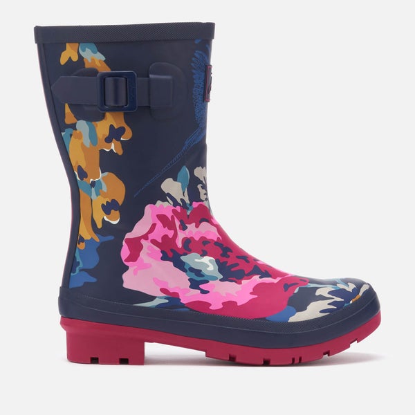 Joules Women's Molly Mid Height Printed Wellies - Anniversary Floral
