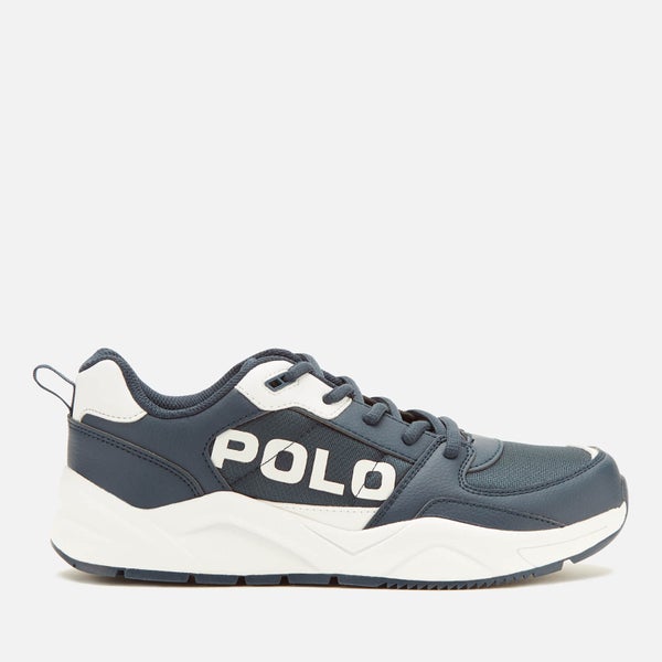 Polo Ralph Lauren Kids' Chaning Polo Low Top Trainers - Navy/White
