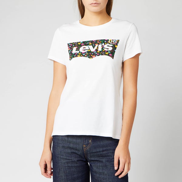 Levi's Women's The Perfect T-Shirt - Hsmk Dunsmuir Floral Fill White