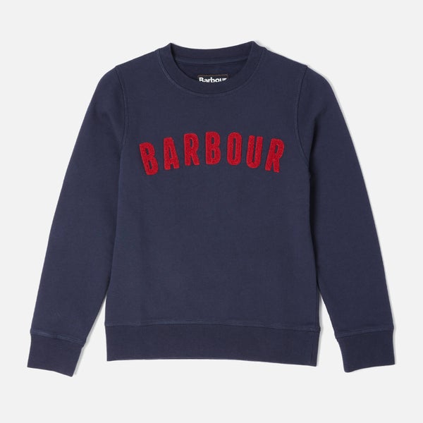 Barbour Boys' Prep Logo Crew Sweatshirt - Navy
