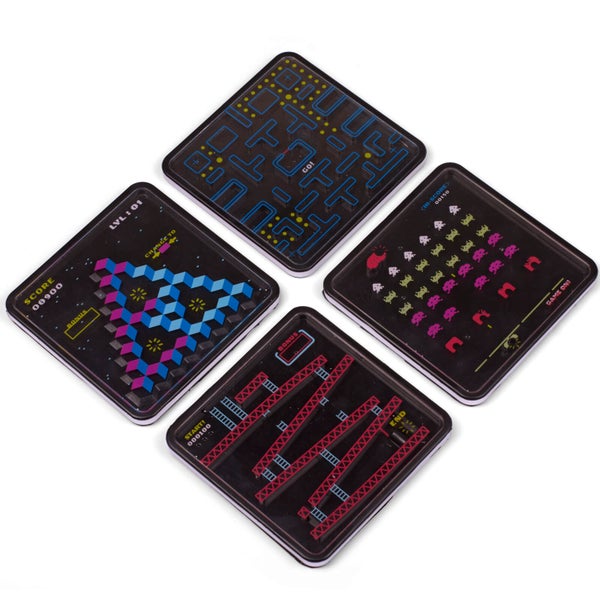 Retro Puzzle Coasters (Set of 4)