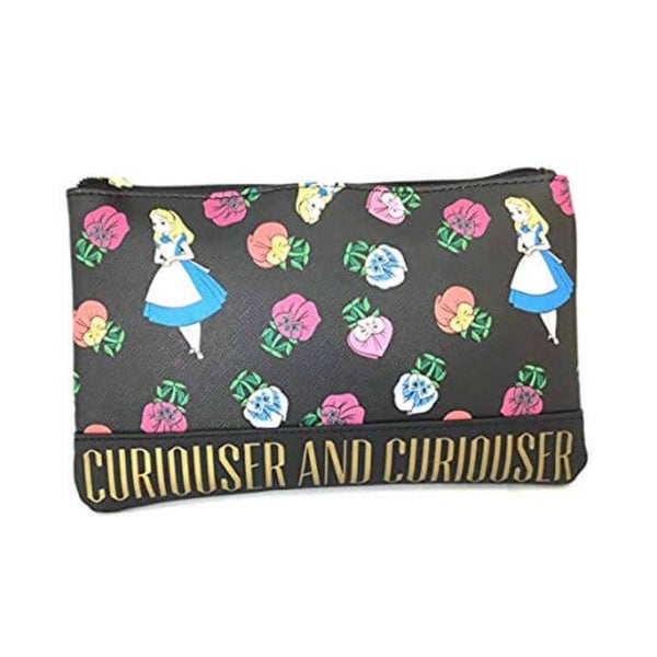 Loungefly Disney Alice In Wonderland Curiouser And Curiouser Pouch
