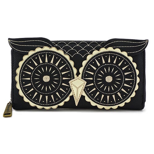 Loungefly Black And Gold Owl Wallet